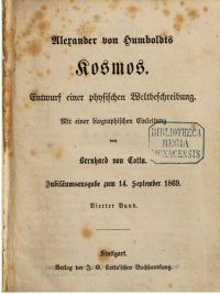 cover of the book Kosmos : Entwurf einer physischen Weltbeschreibung