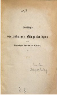 cover of the book Constantin Sander's Geschichte des Bürgerkrieges in den Vereinigten Staaten von Amerika 1861-1865