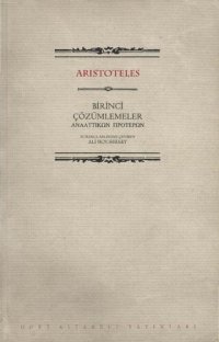 cover of the book Birinci Çözümlemeler