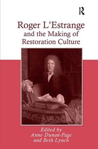 cover of the book Roger L'Estrange and the Making of Restoration Culture