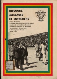 cover of the book Discours, messages et entretiens de Son Excellence le général-major Habyarimana Juvénal durant l’année 1981