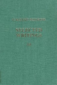 cover of the book Selected Writings III- Publications 1992-2008