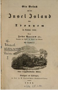 cover of the book Ein Besuch auf der Insel Island über Tronyem im Sommer 1834