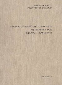 cover of the book Studia grammatica Iranica : Festschrift für Helmut Humbach