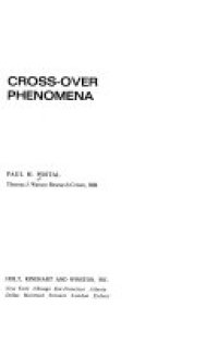 cover of the book Cross-over Phenomena