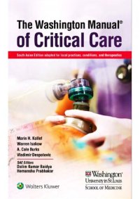 cover of the book The Washington Manual Of Critical Care