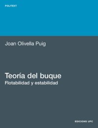 cover of the book Teoría del buque Flotabilidad y Estabilidad