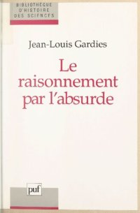 cover of the book Le raisonnement par l’absurde