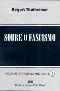 cover of the book Sobre o fascismo