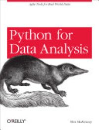 cover of the book Python for Data Analysis: Agile Tools for Real-World Data