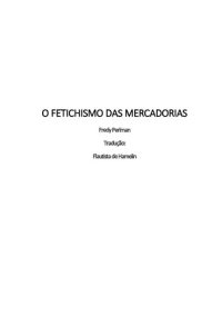 cover of the book O fetichismo das mercadorias