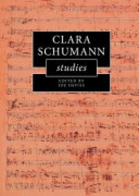 cover of the book Clara Schumann Studies