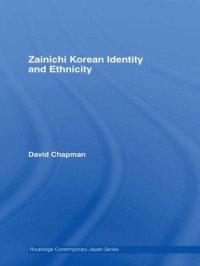 cover of the book Zainichi Korean Identity and Ethnicity