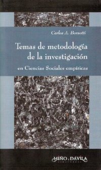 cover of the book Temas de metodología de la investigación en Ciencias Sociales empíricas