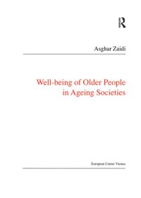 cover of the book Well-Being of Older People in Ageing Societies