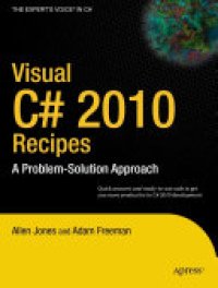 cover of the book Visual C# 2010 Recipes: A Problem-Solution Approach