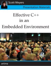 cover of the book Effective C++ in an Embedded Environment