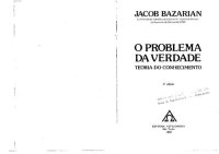 cover of the book O problema da verdade: teoria do conhecimento