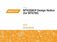 cover of the book MT6359KP Design Notice (for MT6785)