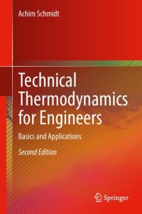 cover of the book TECHNICAL THERMODYNAMICS FOR ENGINEERS basics and applications.