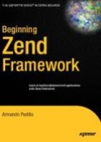 cover of the book Beginning Zend Framework