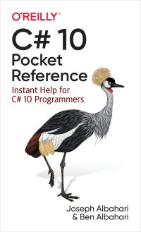 cover of the book C# 10 Pocket Reference: Instant Help for C# 10 Programmers [True PDF]