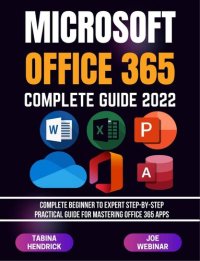 cover of the book OFFICE 365 COMPLETE GUIDE 2022