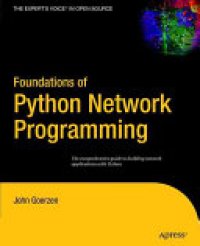 cover of the book Foundations of Python Network Programming