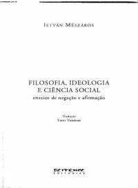 cover of the book Filosofia, ideologia e ciência social