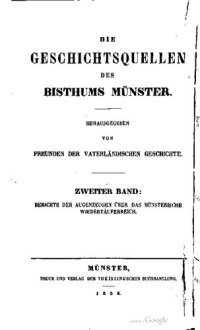 cover of the book Berichte der Augenzeugen  über das münsterische Wiedertäuferreich