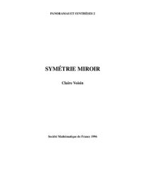 cover of the book Symétrie miroir