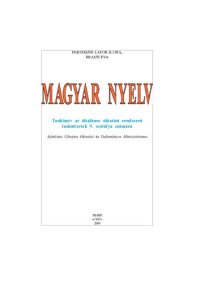 cover of the book Magyar nyelv 9