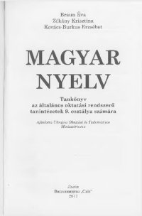 cover of the book Magyar nyelv 9