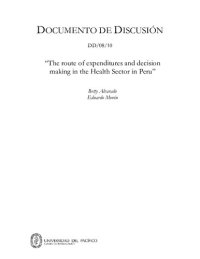 cover of the book The route of expenditures and decision making in the Health Sector in Peru