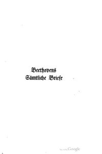 cover of the book Beethovens Sämtliche Briefe