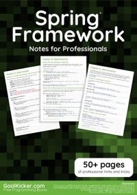 cover of the book Spring® Framework Notes for Professionals book