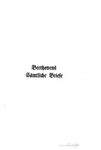 cover of the book Beethovens Sämtliche Briefe