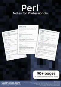 cover of the book Perl® Notes for Professionals book