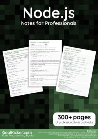 cover of the book Node.js Notes for Professionals book