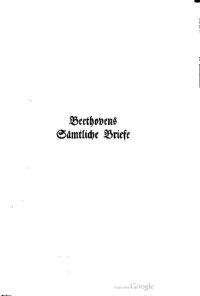 cover of the book Beethovens Sämtliche Briefe