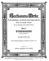 cover of the book Sechste Sinfonie op. 68 F-Dur