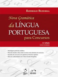 cover of the book Nova gramática da língua portuguesa para concursos (6a. ed.).