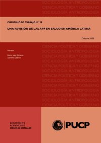 cover of the book Una revisión de las APP en salud en América Latina