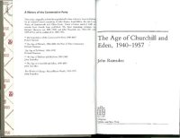 cover of the book The Age of Churchill & Eden 1940-1957