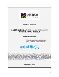 cover of the book Investigación aplicada a la Educación Intercultural Bilingüe: Bolivia, Perú y Ecuador