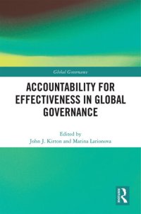 cover of the book Accountability for Effectiveness in Global Summit Governance