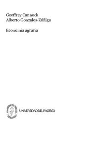 cover of the book Economía agraria