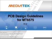 cover of the book MT6575 PCB Design Guidelines