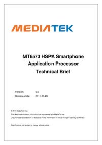 cover of the book MT6573 HSPA Smartphone Application Processor Technical Brief