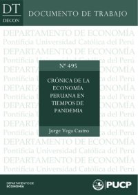 cover of the book Crónica de la economía peruana en tiempos de pandemia